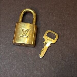 Authentic Louis Vuitton Lock and Key